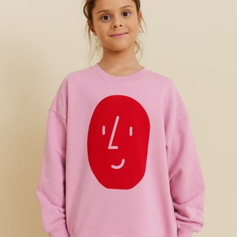 Potato Face Kid’s Sweatshirt - Pink - My Little Thieves