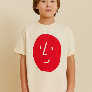 Potato Face Kid’s T-shirt - Light Yellow - My Little Thieves
