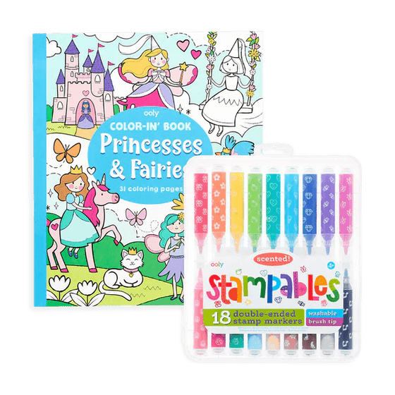Princess & Fairies Stampable Coloring Giftables Pack - My Little Thieves