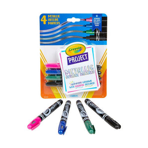 Project 4 ct. Metallic Outline Markers - My Little Thieves