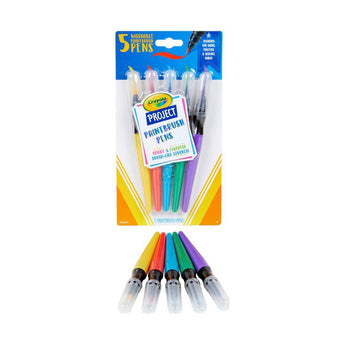 Project 5 ct. Paint Brush Pens - My Little Thieves