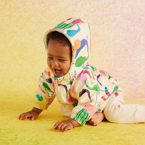 Halycon Nights Happy Herd Kids Raincoat