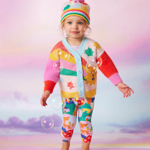 Halycon Nights Rainbow Valley Knit Kids Cardigan