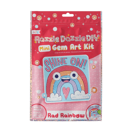 Razzle Dazzle Mini Gem Art Kit - Rad Rainbow - My Little Thieves