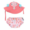 Reusable Baby Swim Diaper & Sun Hat Set - Seahorse - My Little Thieves