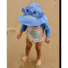 Reusable Baby Swim Diaper & Sun Hat Set - Whale - My Little Thieves
