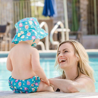 Reusable Baby Swim Diaper & Sun Hat Set - My Little Thieves