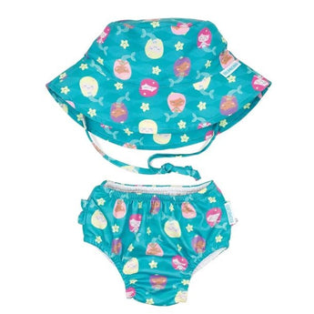 Reusable Baby Swim Diaper & Sun Hat Set - My Little Thieves