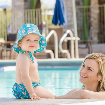 Reusable Baby Swim Diaper & Sun Hat Set - My Little Thieves