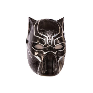 Rubie's Rubies' Black Panther Half Metallic Mask Child Costume Accessory | Costumes - My Little Thieves