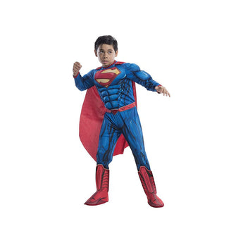Rubie's Rubies' Deluxe Muscle Chest Kids Superman Costume Rubies' Official | Costumes - My Little Thieves