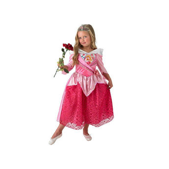 Rubie's Rubies' Enchanting Disney Sleeping Beauty Shimmer Dress For Kids | Costumes - My Little Thieves
