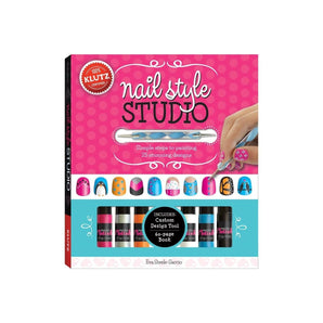 Scholastic Klutz Nail Style Studio Book Kit | Creative Nail Art Set - My Little Thieves
