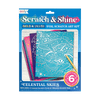 Scratch and Shine Foil Scratch Art Kit - Celestial Skies - My Little Thieves