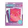 Scratch and Shine Foil Scratch Art Kit - Geometric Animals - My Little Thieves