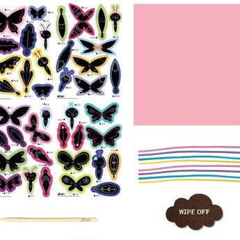 Scratch Bouquet Kit â€“ Butterfly - My Little Thieves