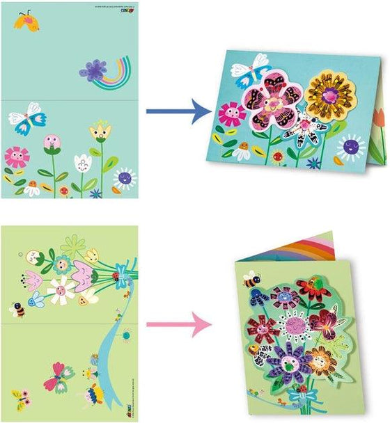 Scratch Greeting Cards - Flowers - My Little Thieves
