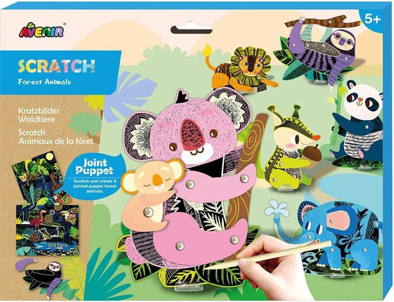 Scratch Greeting Cards- Jungle Animals - My Little Thieves