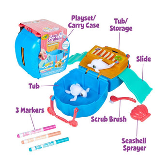 Scribble Scrubbie Pets Seashell Splash Playset - My Little Thieves