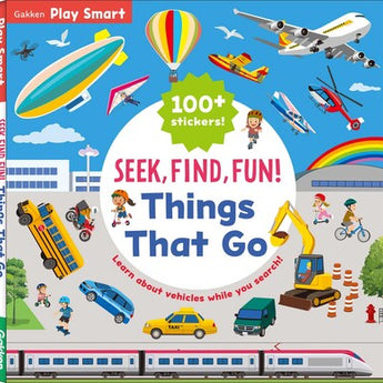 SEEK, FIND, FUN! Things That Go - cover