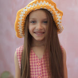 Seersucker Rose Girls Jumpsuit - My Little Thieves