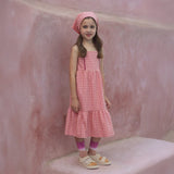 Seersucker Rose Girls Jumpsuit - My Little Thieves