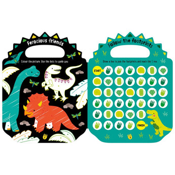 Shiny Stickers My Green and Scaly Dinosaur Activity Book – official publisher image 4