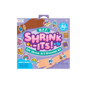Shrink - Its! DIY Shrink Art Bracelet Kit - B.F.F, Cute Crew, Fun Friends - My Little Thieves
