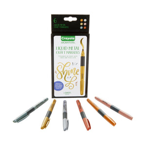 Signature Metallic Permanent Markers, 6 Count - My Little Thieves