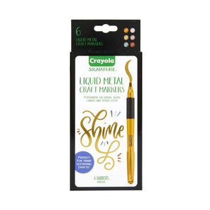 Signature Metallic Permanent Markers, 6 Count - My Little Thieves