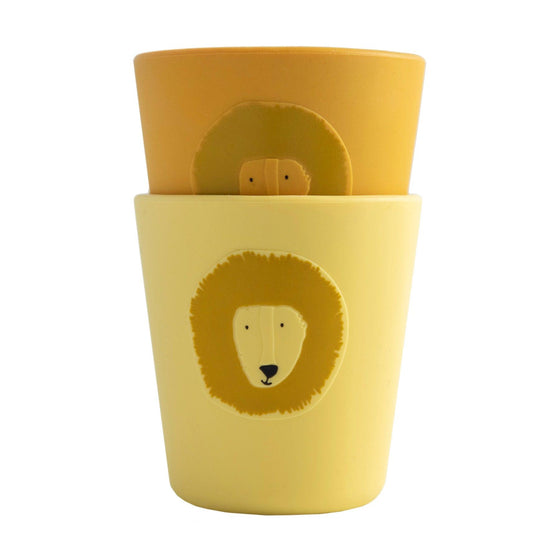 Silicone cup 2-pack - Mr. Lion - My Little Thieves