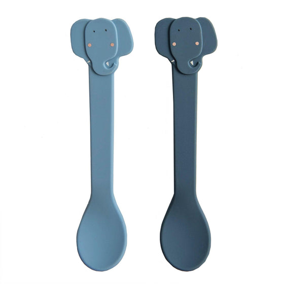 Silicone spoon 2-pack - Mrs. Elephant - My Little Thieves