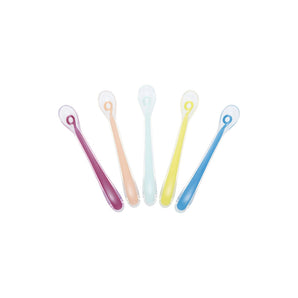 Babymoov Silicone Baby Spoons - Multicolor, BPA-Free