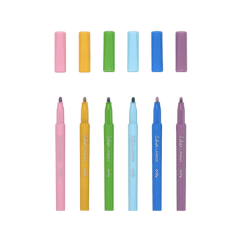 Silver Linings Outline Markers - Set of 6 - My Little Thieves