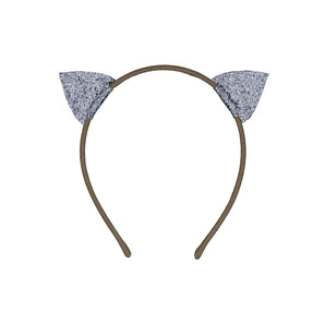 Glitter Hair Band with Cat Ears - Whimsical Style for Kids