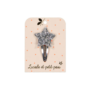 Star Hair Clip with Rhinestones - Celestial Elegance
