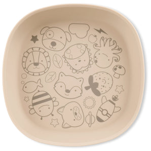 Skip Hop Squad Silicone Plate | Microwave & Dishwasher Safe Kids Plate - My Little Thieves