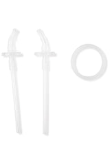 Skip Hop Zoo stainless steel bottle extra straws 2-pack – product image 2