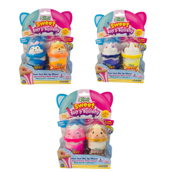 Slimy Soft & Squishy Twin Pack | Scented Animal Themed Slime Set - My Little Thieves