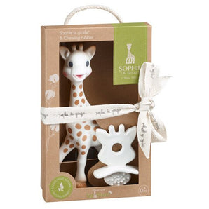 Sophie La Girafe So'pure & Teething Rubber Brown White Teething Toy, Newborn Gift, | Pacifier & Teether Accessories - My Little Thieves