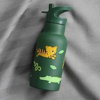 Stainless steel drink bottle - Jungle tiger - My Little Thieves