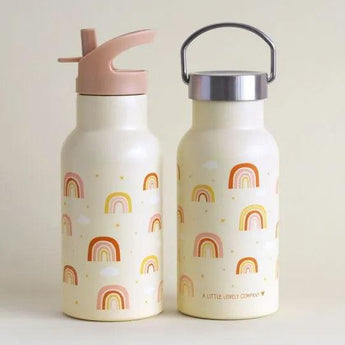Stainless steel drink bottle - Rainbows - My Little Thieves