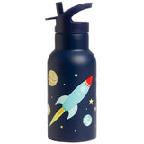 Stainless steel drink bottle - Space - My Little Thieves