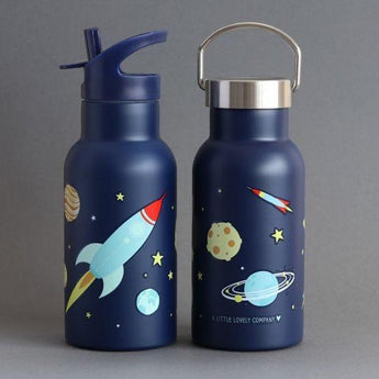 Stainless steel drink bottle - Space - My Little Thieves
