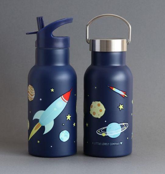 Stainless steel drink bottle - Space - My Little Thieves