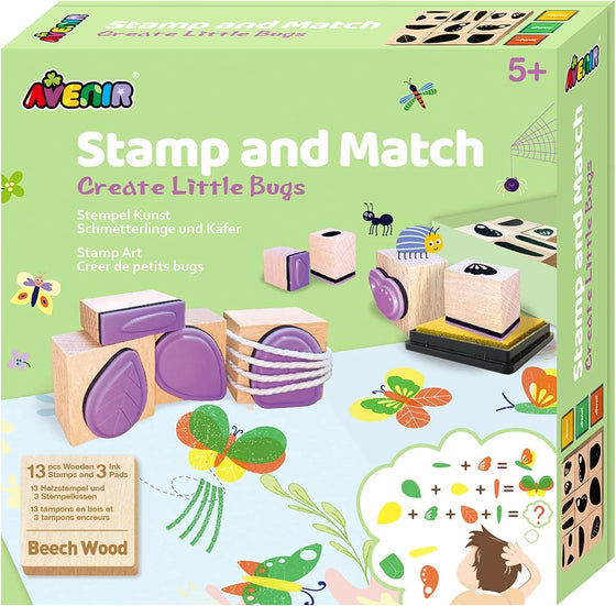 Stamp and Match - Create Little Bugs - My Little Thieves