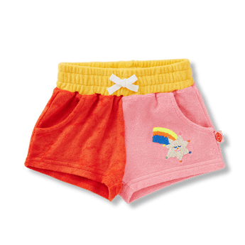 Stars Girls Terry T Shirt + Shorts Set | Kids Summer Outfit - My Little Thieves