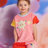 Stars Girls Terry T Shirt + Shorts Set | Kids Summer Outfit - My Little Thieves