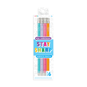 Stay Sharp Rainbow Pencils - Set of 6 - My Little Thieves