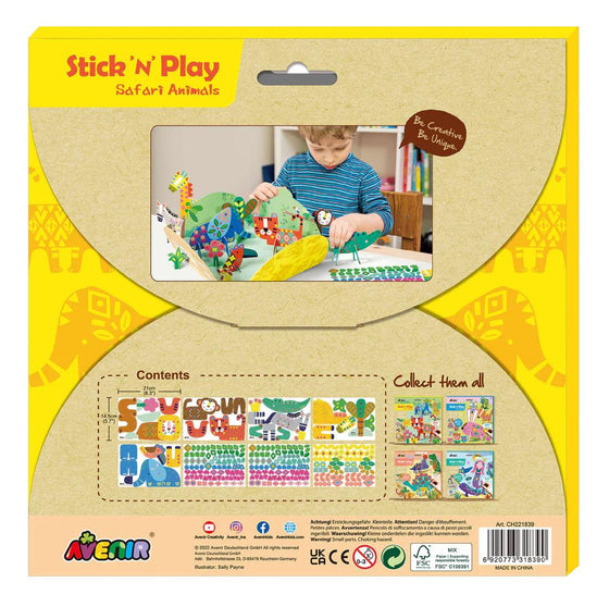 Stick 'N Play Series - Safari Animals - My Little Thieves